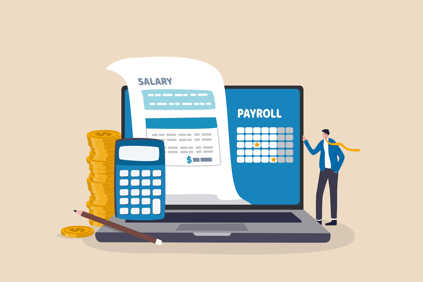 Payroll processing outsourcing